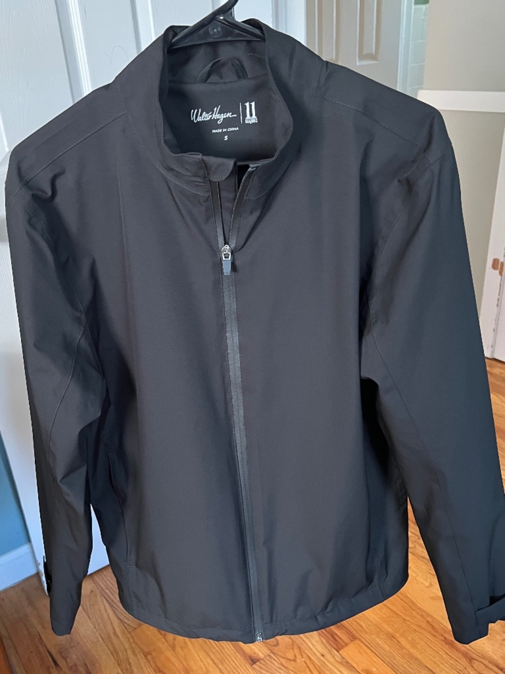 Walter Hagen 11 Majors Golf Windbreaker/Rain Jacket Black Men's Small
